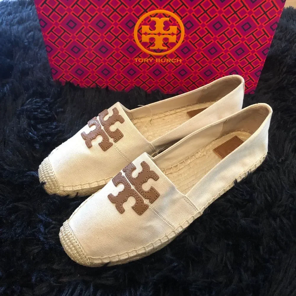 Tory Burch espadrilles flats loafers slip on shoes women’s 7 new - Picture 6 of 6
